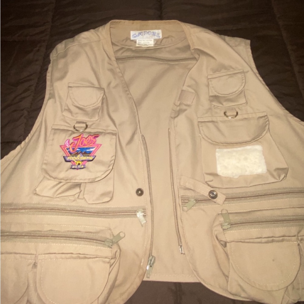 Vintage Joe Camel Hunting/Fishing Vest